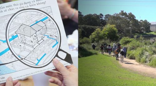 Cooks River water wise tour for culturally diverse communities