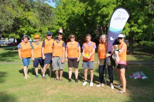 Cooks River parkrun volunteers in the park