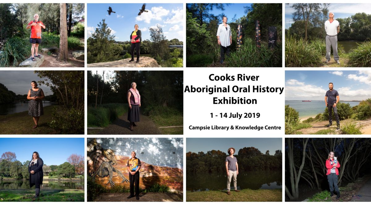 11 portraits of Aboriginal people with a lived connection to the Cooks River